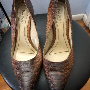 Pual Malian Brown Heel shoe